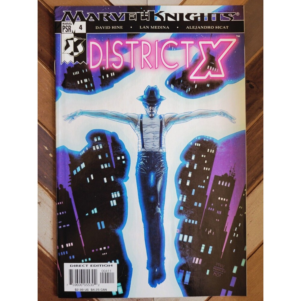 District X #4 FN/VF (Marvel 2004) "Mr. M" Bishop Spinoff Series! McNiven Cover